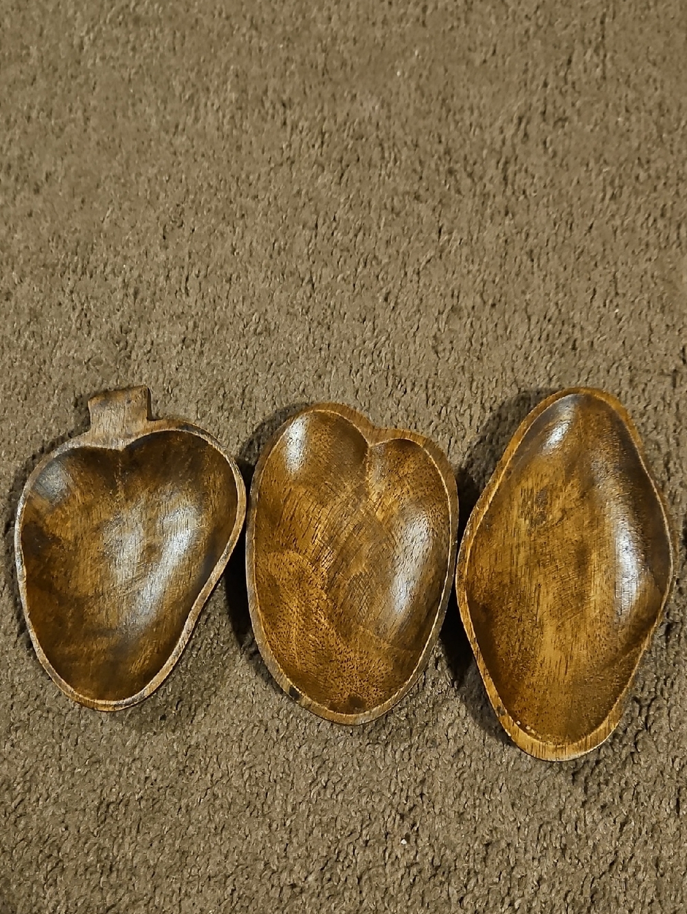 Vintage Handmade Monkey Pod Wood Dish